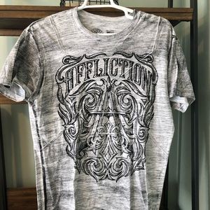 Men’s Affliction Distressed T-shirt